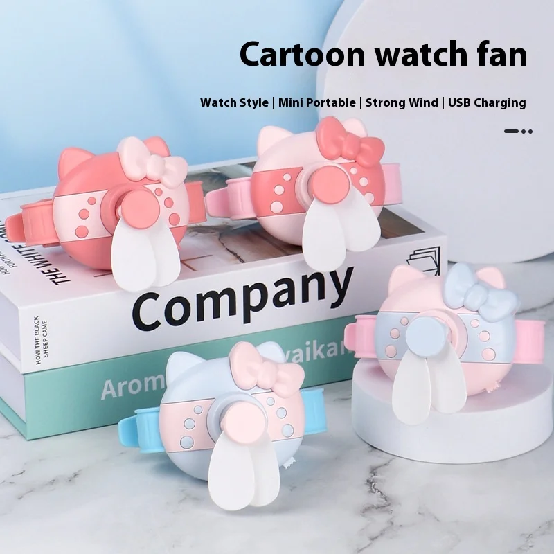 New Hello Kitty Watch Small Fan Cartoon Children'S Usb Charging Portable Cute Mini Fan Gift Children'S Toy Birthday Gift Gifts
New Hello Kitty Watch Small Fan Cartoon Children'S Usb Charging Portable Cute Mini Fan Gift Children'S Toy Birthday Gift Gifts