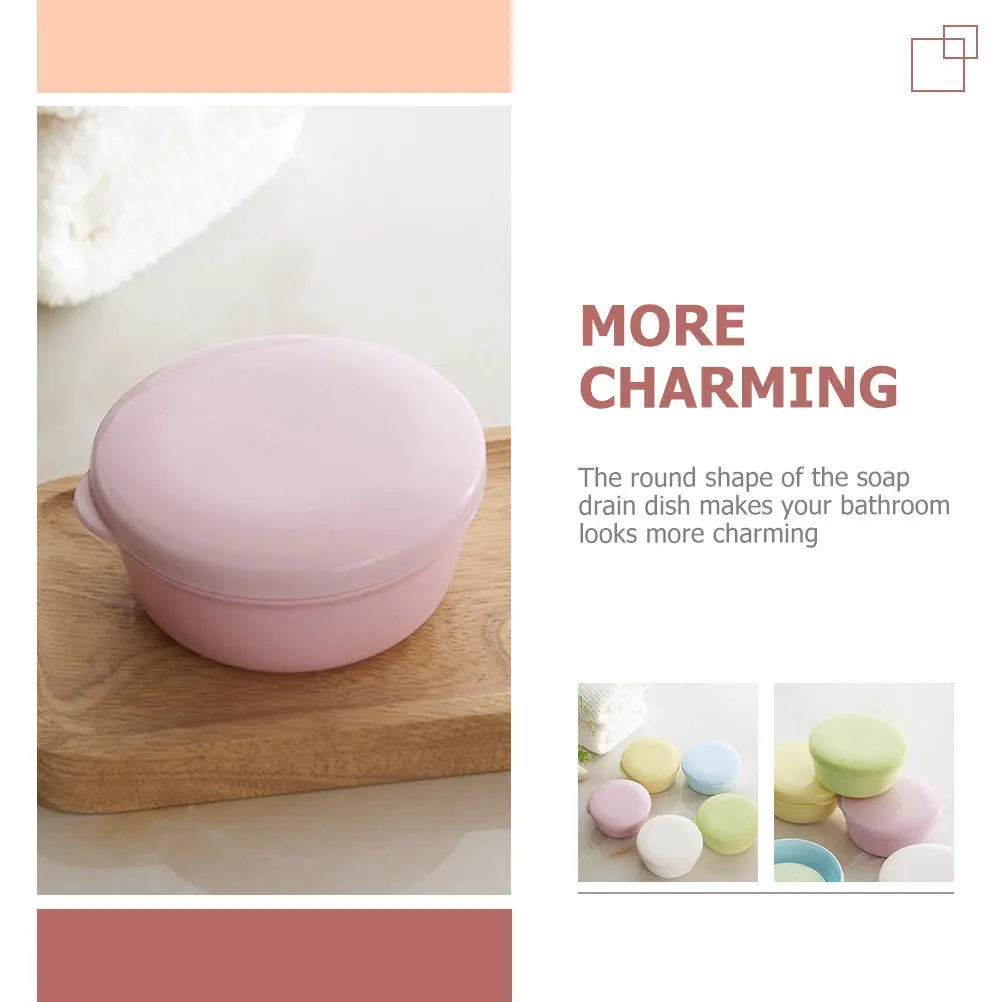 2pcs Portable Boxes With Lids Drainable Holders For Bathroom Kitchen Shower Round Soap Storage Container Household Soap Saver
2pcs Portable Boxes With Lids Drainable Holders For Bathroom Kitchen Shower Round Soap Storage Container Household Soap Saver