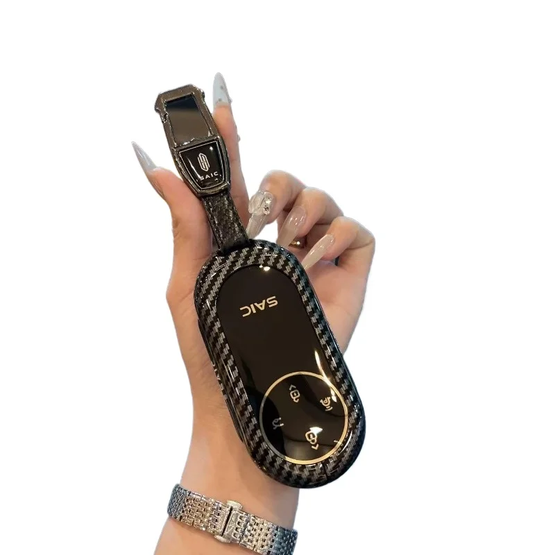 Zinc Alloy Key Fob Cover for SAIC Shangjie H5 (EREV Max/EV Pro/Long Range), Heavy Duty Metal Protective Case Shell with Keychain
Zinc Alloy Key Fob Cover for SAIC Shangjie H5 (EREV Max/EV Pro/Long Range), Heavy Duty Metal Protective Case Shell with Keychain