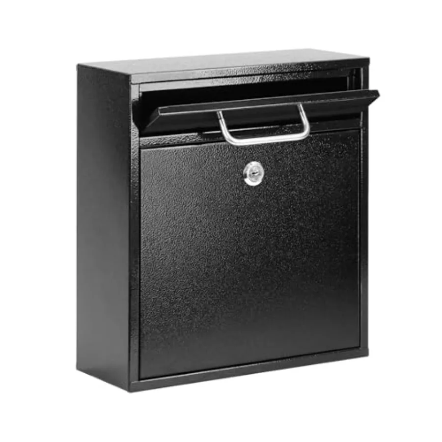 Stee Mai Boxes for Outside, Locking Wall Mount Mailbox, Security Key Drop Box for Home, Office or Commercial, 12H x 10.5L x 4.6
Stee Mai Boxes for Outside, Locking Wall Mount Mailbox, Security Key Drop Box for Home, Office or Commercial, 12H x 10.5L x 4.6