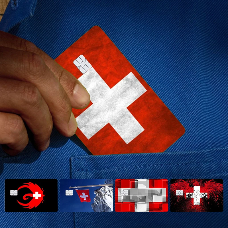 Swiss National Flag Cover Skin Sticker For Credit Card Bank Debit Bus Card Front Side Card holder Sleek Indie
Swiss National Flag Cover Skin Sticker For Credit Card Bank Debit Bus Card Front Side Card holder Sleek Indie