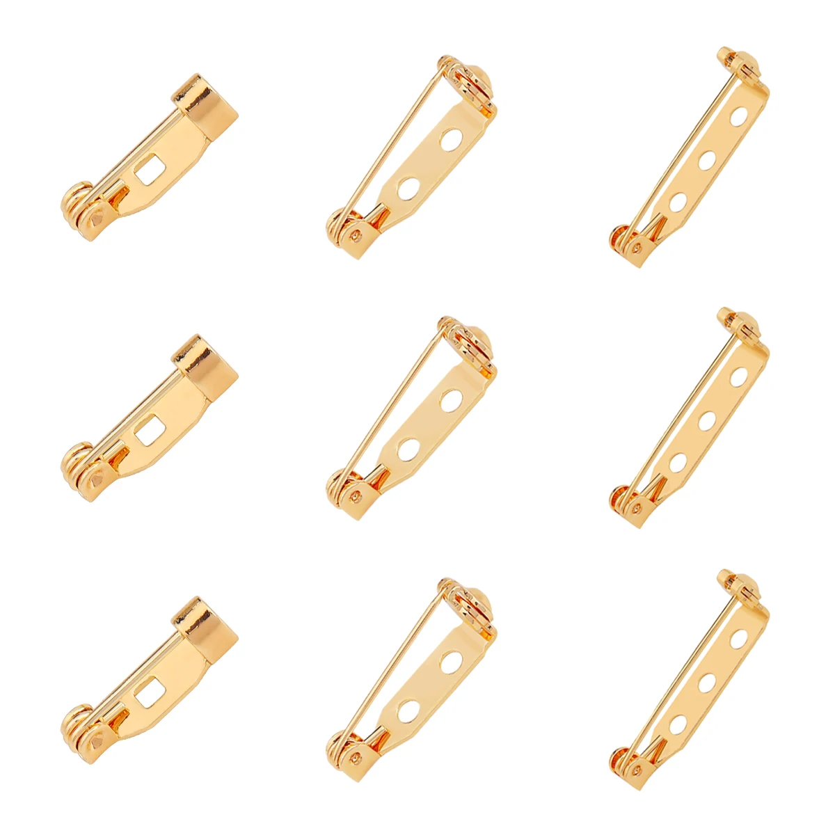 2pcs 14/21/27mm 18K Gold Plated Copper Brooch Clip Base Pins Safety Pins Brooch Settings Blank Base For DIY Jewelry Making
2pcs 14/21/27mm 18K Gold Plated Copper Brooch Clip Base Pins Safety Pins Brooch Settings Blank Base For DIY Jewelry Making
