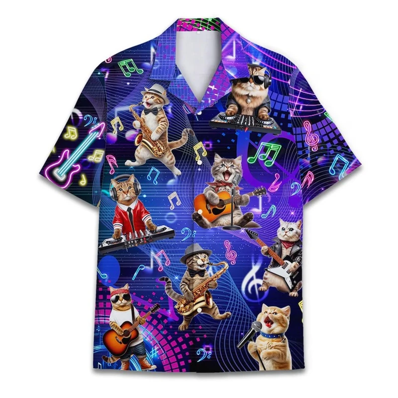 Funny Animal Hawaiian Men Shirts Cat Capybara Print Unisex Tops Beach Casual Men Women Summer Clothes Cute Lapel Y2k Clothing
Funny Animal Hawaiian Men Shirts Cat Capybara Print Unisex Tops Beach Casual Men Women Summer Clothes Cute Lapel Y2k Clothing