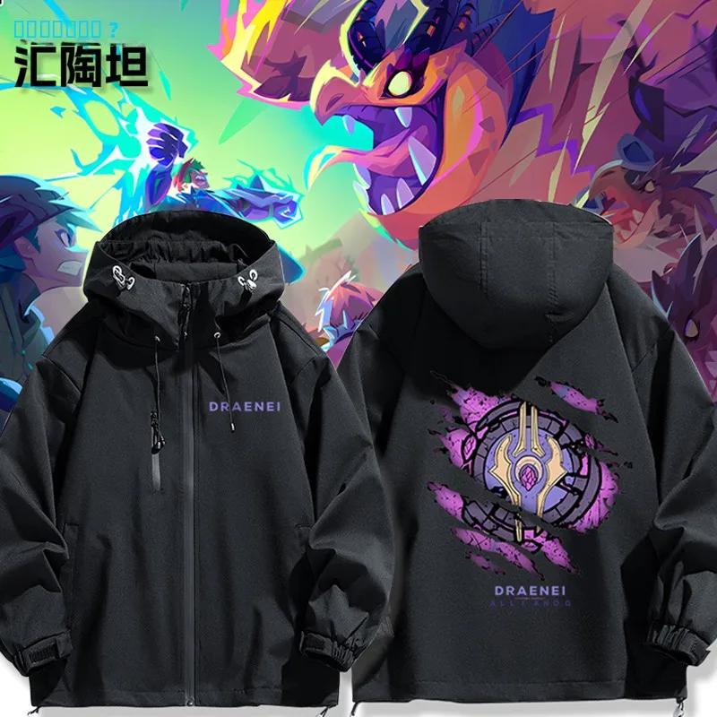 World of Warcrt Game Themed Windproof Jaet Coat Alliance Tribe Symbol Casual Loose Fit Polyester Fiber Zipper Closure Men...
World of Warcrt Game Themed Windproof Jaet Coat Alliance Tribe Symbol Casual Loose Fit Polyester Fiber Zipper Closure Men...