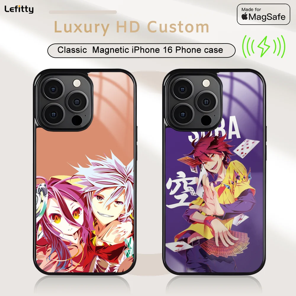 N-No Game No Life Phone Case For iPhone 16 15 14 13 12 11 Pro Max Plus Mini Magnetic Magsafe Wireless Charging Cover
N-No Game No Life Phone Case For iPhone 16 15 14 13 12 11 Pro Max Plus Mini Magnetic Magsafe Wireless Charging Cover