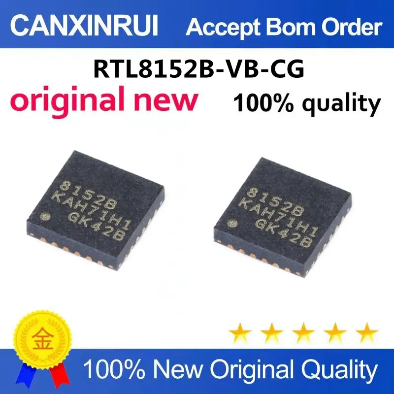 RTL8152B-VB-CG RTL8152B Silk Screen 8152B Original Imported Ethernet Controller Chip
RTL8152B-VB-CG RTL8152B Silk Screen 8152B Original Imported Ethernet Controller Chip
