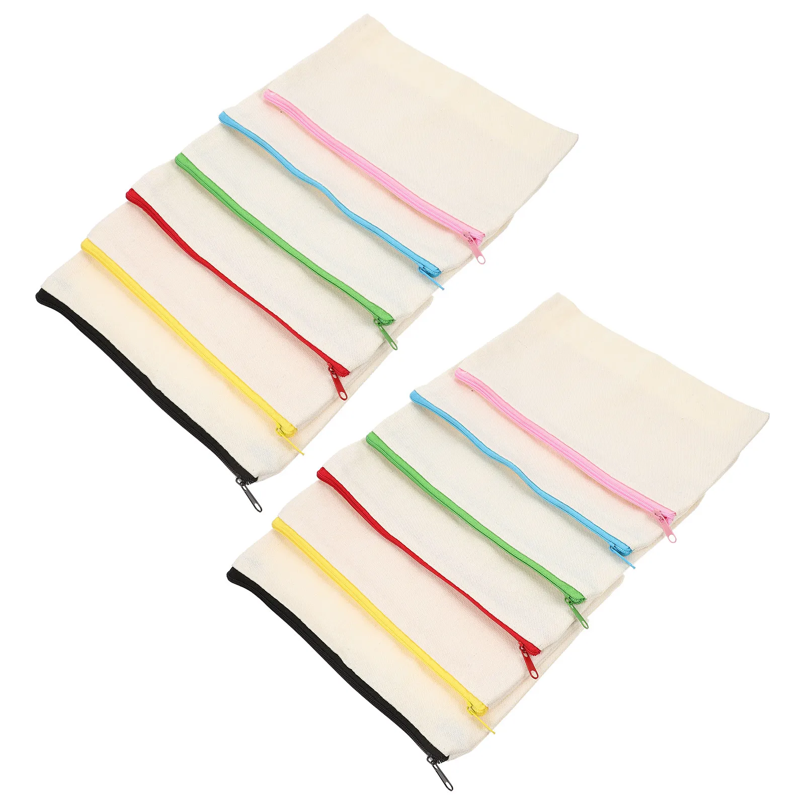 12Pcs Canvas Bags Multipurpose Zipper Pouch Blank Craft Makeup Organizer Toiletry Travel Storage Canvas Zipper Pouch
12Pcs Canvas Bags Multipurpose Zipper Pouch Blank Craft Makeup Organizer Toiletry Travel Storage Canvas Zipper Pouch