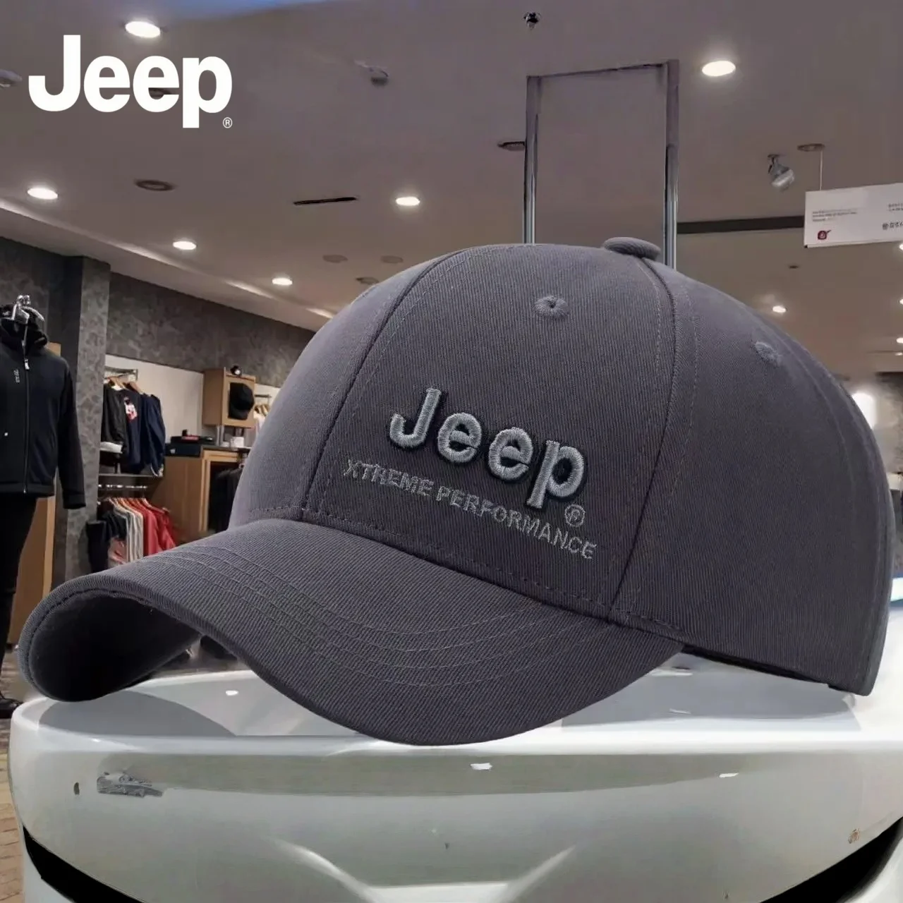 Jeep baseball cap embroidered duckbill cap high-end three-dimensional adjustable sun protection and sunshade couple style
Jeep baseball cap embroidered duckbill cap high-end three-dimensional adjustable sun protection and sunshade couple style