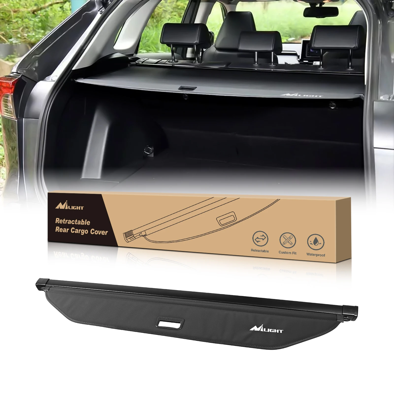 Nilight Trunk Cargo Cover for Toyota 4Runner Accessories 2010 2022 2023 2024, Retractable Trunk Cover Security Shade Cargo Cover, 1-Pack,Toyota Tundra 2014-2021,5.5ft
Nilight Trunk Cargo Cover for Toyota 4Runner Accessories 2010 2022 2023 2024, Retractable Trunk Cover Security Shade Cargo Cover, 1-Pack,Toyota Tundra 2014-2021,5.5ft