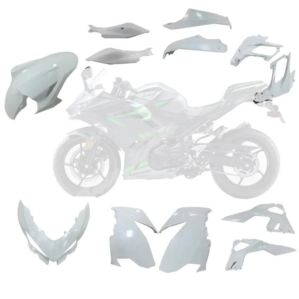New Motorcycle Unpainted White Injection Body Work Race ABS Fairing Set Kit For Kawasaki NINJA 400 2018-2019
New Motorcycle Unpainted White Injection Body Work Race ABS Fairing Set Kit For Kawasaki NINJA 400 2018-2019