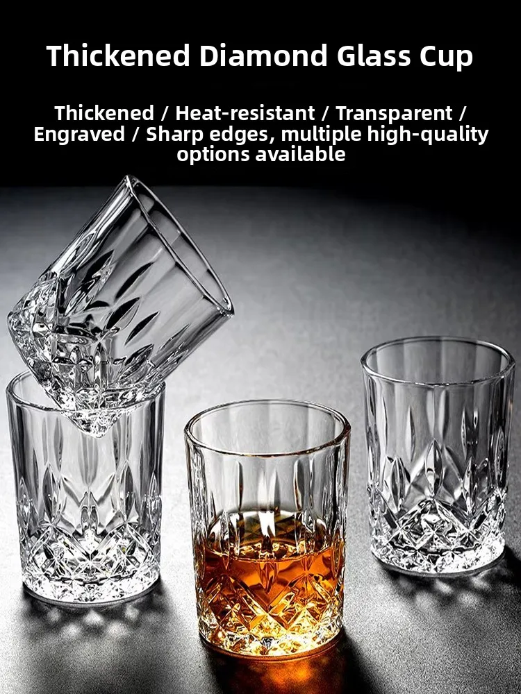 Crystal Diamond Glass Cup Set Beer Whiskey Water Cup Ins Famous Home Use Glass Cups Set Vintage round ape Heat Resistant
Crystal Diamond Glass Cup Set Beer Whiskey Water Cup Ins Famous Home Use Glass Cups Set Vintage round ape Heat Resistant