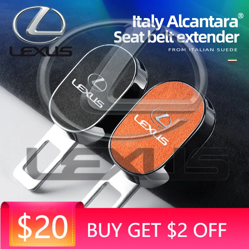 Emblems Alcantara Lexus Car Seat Belt Extender Clip Buckle Zinc Alloy Safety Belt Extension Insert Lock For Comfortable Driving
Emblems Alcantara Lexus Car Seat Belt Extender Clip Buckle Zinc Alloy Safety Belt Extension Insert Lock For Comfortable Driving