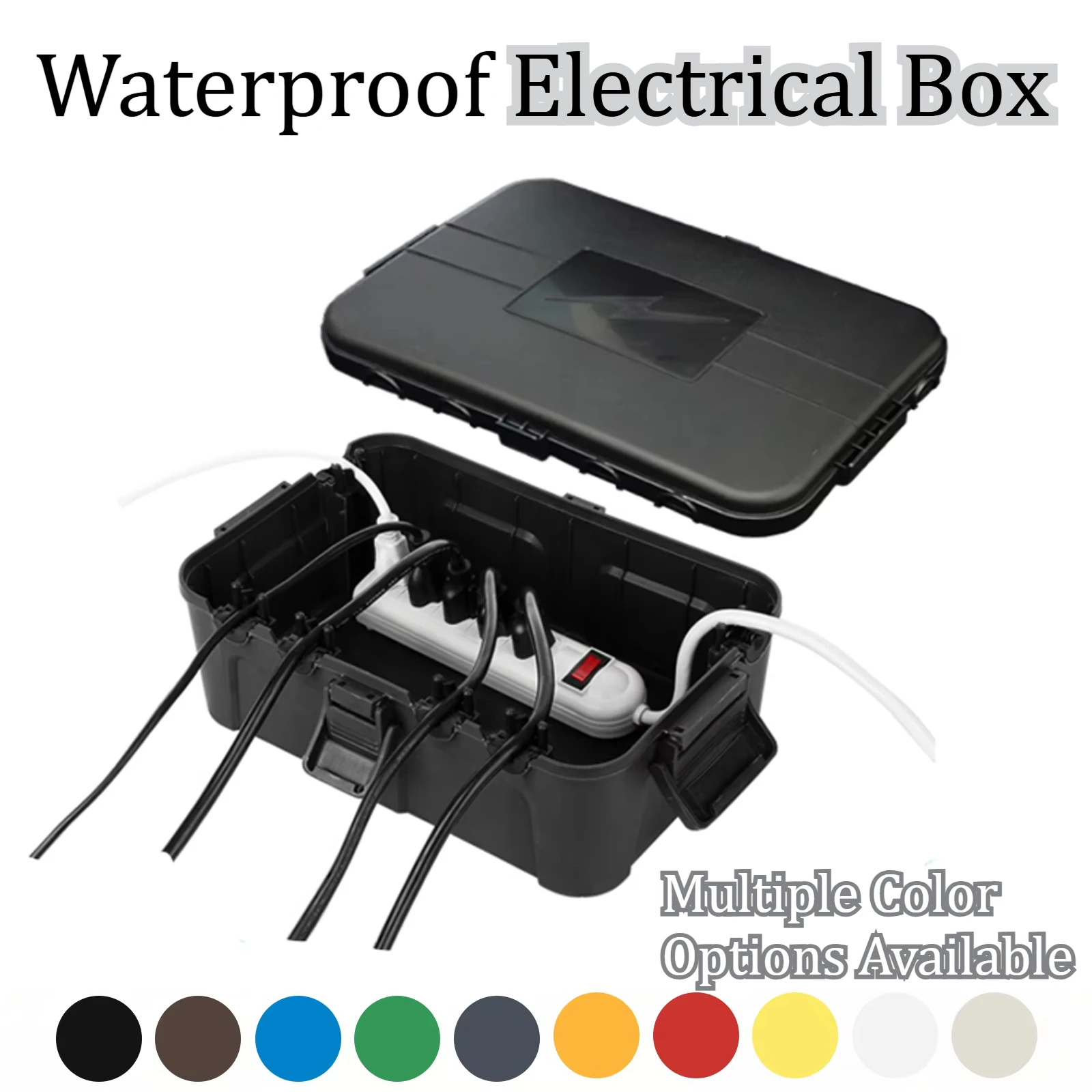 Multicolor IP54 Waterproof Large Outdoor Electrical Box--Home Accessories for Outdoor Plugs Ideal for Holiday Decoration Light
Multicolor IP54 Waterproof Large Outdoor Electrical Box--Home Accessories for Outdoor Plugs Ideal for Holiday Decoration Light