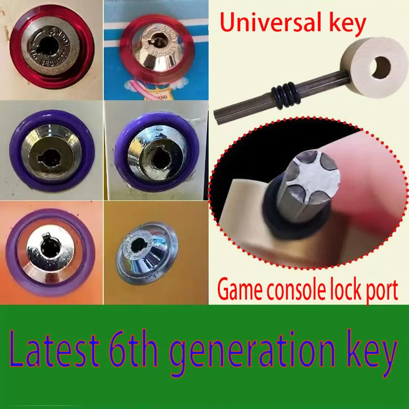 Game console key cylinder lock key arcade game console doll machine key fishing machine cylinder lock universal
Game console key cylinder lock key arcade game console doll machine key fishing machine cylinder lock universal