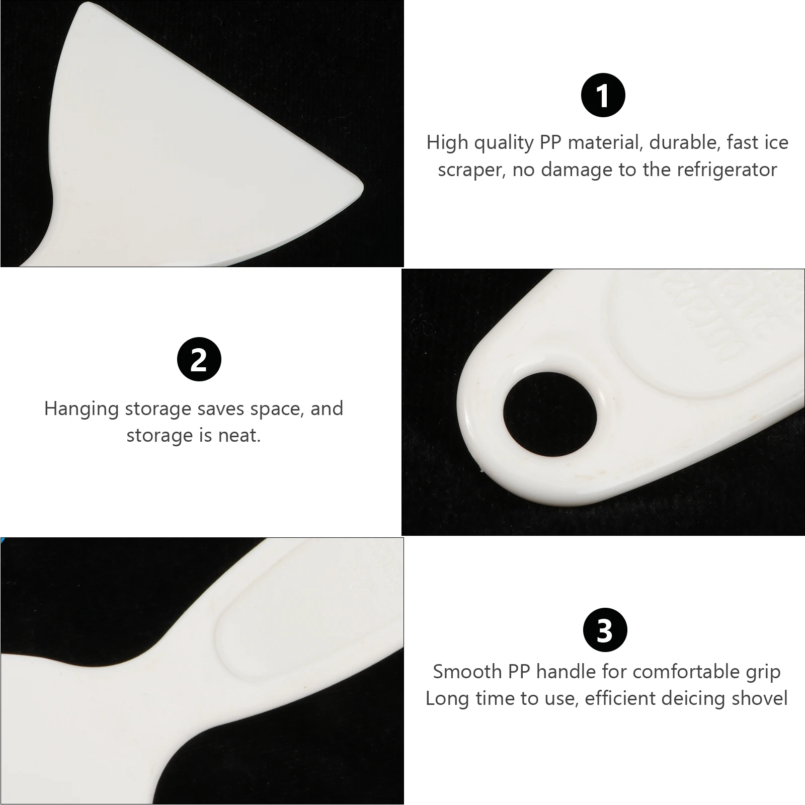 3Pcs Durable And Safe Ice Shovel Deicing Tool For Refrigerator Fridge Ice Removal Shovel Defrost Scraper With Ergonomic Design
3Pcs Durable And Safe Ice Shovel Deicing Tool For Refrigerator Fridge Ice Removal Shovel Defrost Scraper With Ergonomic Design