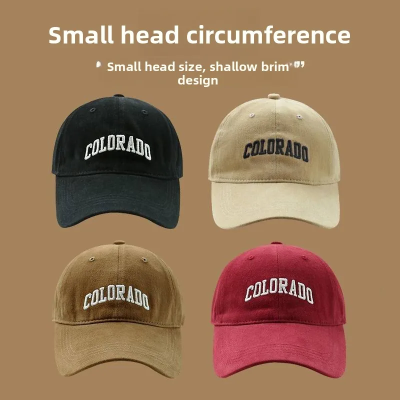 Small Size Baseball Cap Spring Summer New Style Women's Light Top Duckbill Hat Men's 52 Circumference Casual Embroidered Cott...
Small Size Baseball Cap Spring Summer New Style Women's Light Top Duckbill Hat Men's 52 Circumference Casual Embroidered Cott...