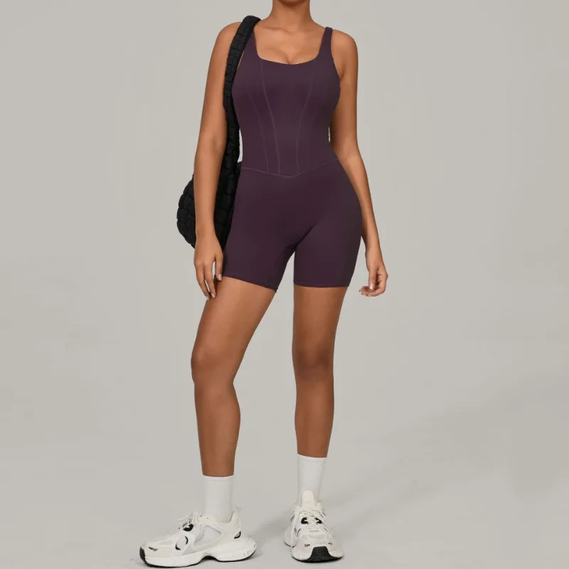 Gym Romper Quick-drying Nude Sports Jumpsuit Integrated Adjustable Shoulder Strap Fitness Clothes Tight Open Back Sexy Yoga Sets
Gym Romper Quick-drying Nude Sports Jumpsuit Integrated Adjustable Shoulder Strap Fitness Clothes Tight Open Back Sexy Yoga Sets