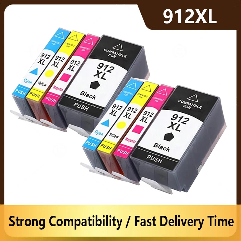912XL 912 Compatible Ink Cartridge For HP OfficeJet 8010 8012 8013 8014 8015 8017 8018 8020 8022 8023 8024 8025 8026 8028 8035
912XL 912 Compatible Ink Cartridge For HP OfficeJet 8010 8012 8013 8014 8015 8017 8018 8020 8022 8023 8024 8025 8026 8028 8035