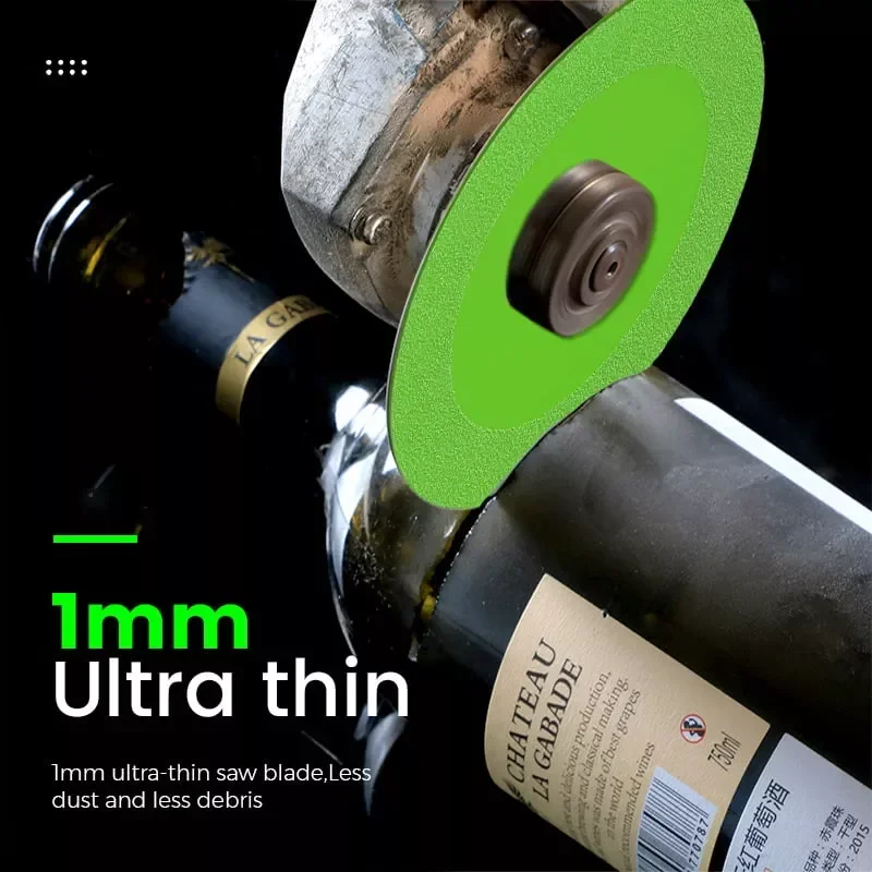 Glass Cutting Disc Ceramic Crystal diamond jade wine bottle polishing 100mm ultra-thin saw blade cutting disk without chipping
Glass Cutting Disc Ceramic Crystal diamond jade wine bottle polishing 100mm ultra-thin saw blade cutting disk without chipping