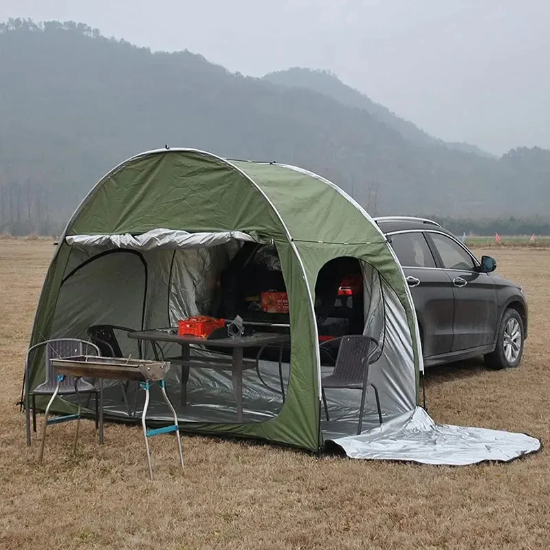 Outdoor Car Trunk Tent Suv Link Camping Connection Tent with Roof Sun Protection Camping Equipment Bicycle Tent Storage Room
Outdoor Car Trunk Tent Suv Link Camping Connection Tent with Roof Sun Protection Camping Equipment Bicycle Tent Storage Room