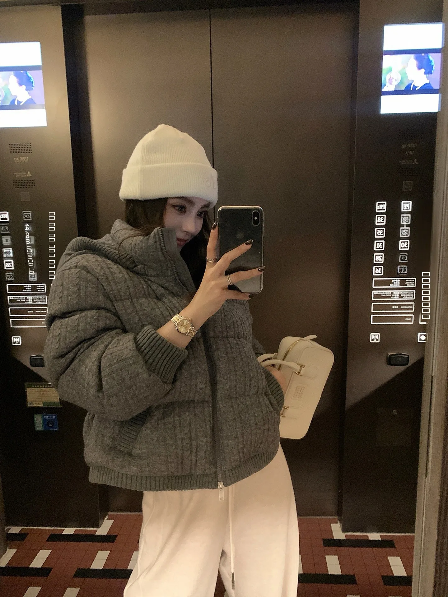 Lilylikes RL Old Money Tangled Knitted Du down Jaet Stand Collar Hooded Zipper Closure ort Length Warm Casual Sle
Lilylikes RL Old Money Tangled Knitted Du down Jaet Stand Collar Hooded Zipper Closure ort Length Warm Casual Sle