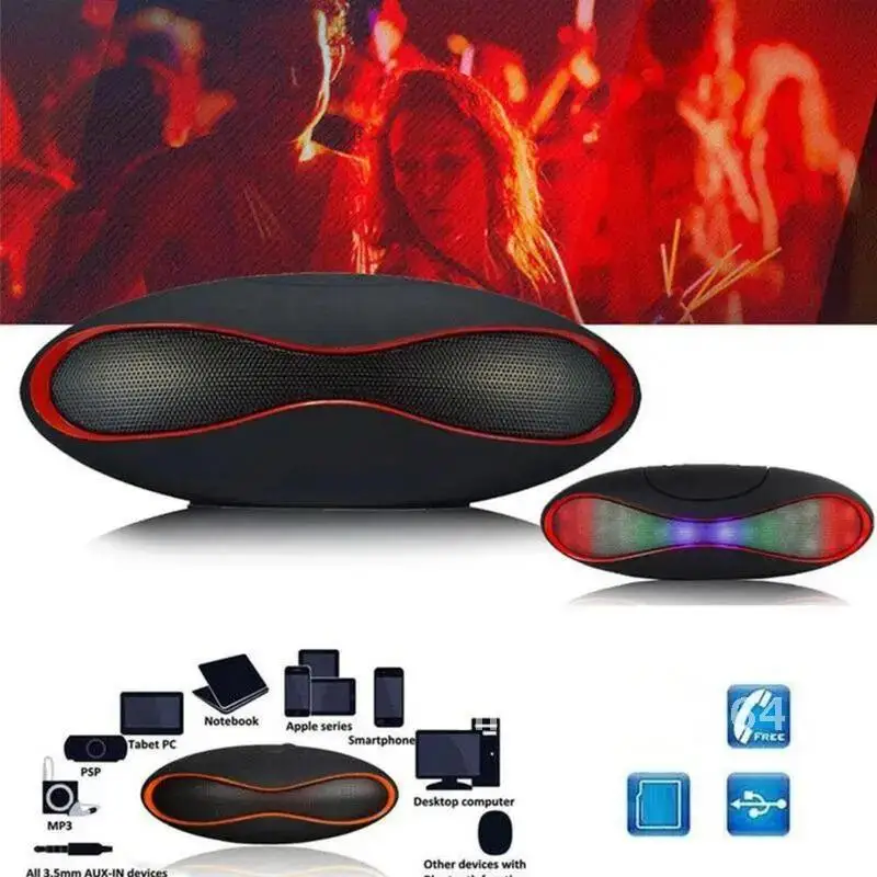 Bluetooth Wireless Speaker 3D Sound System Loudspeaker Mini Super Bass Column Surrounding System
Bluetooth Wireless Speaker 3D Sound System Loudspeaker Mini Super Bass Column Surrounding System