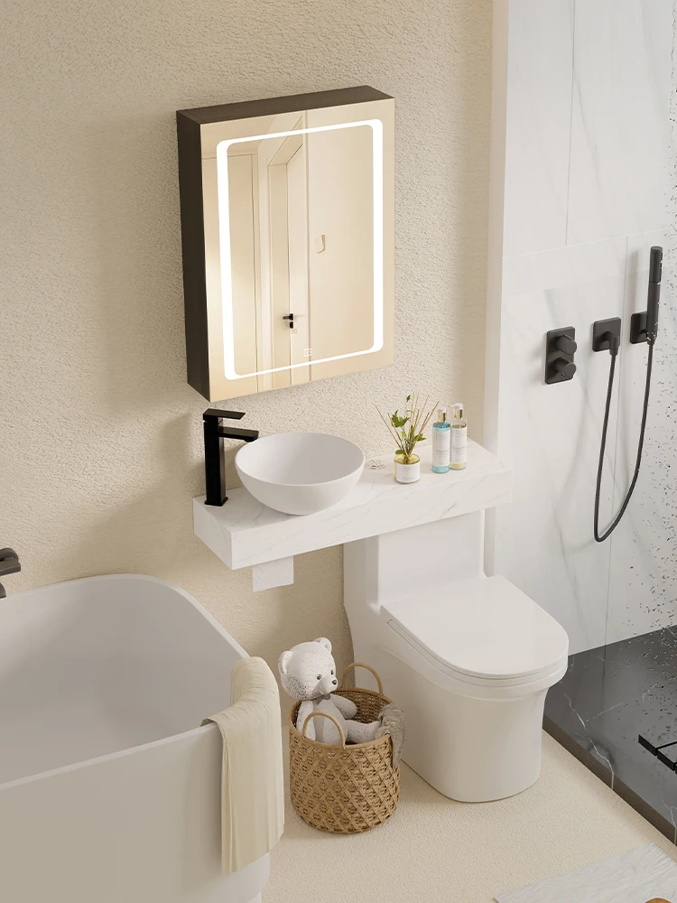 Small Apartment with Sink Integrated Bathroom Stone Plate Table Top Wash Basin Cabinet Combination
Small Apartment with Sink Integrated Bathroom Stone Plate Table Top Wash Basin Cabinet Combination