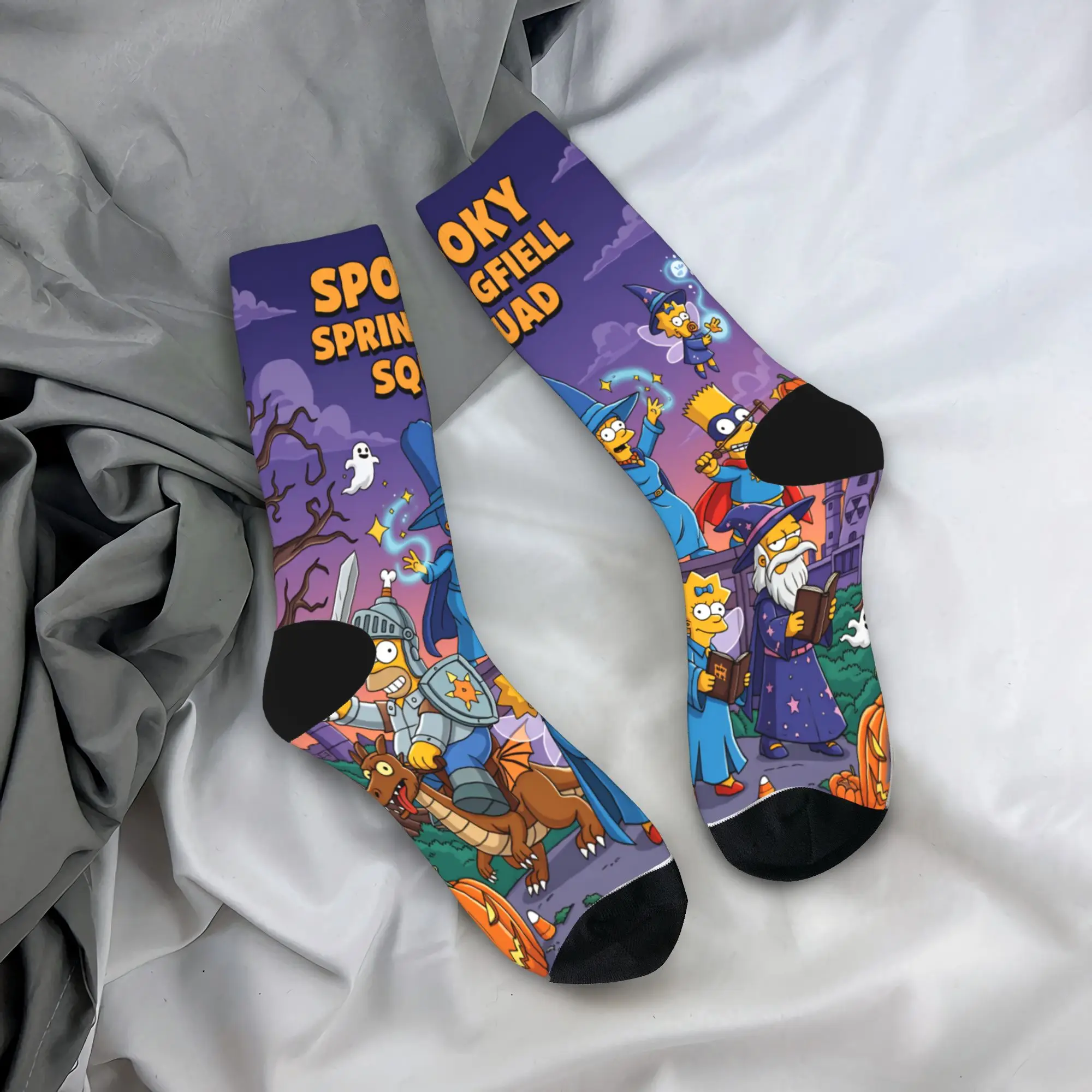 S-Simpsons Spooky Springfield Squad Stockings Men's Socks Warm Soft Retro Socks Winter Outdoor Sports Anti Printed Socks Gift
S-Simpsons Spooky Springfield Squad Stockings Men's Socks Warm Soft Retro Socks Winter Outdoor Sports Anti Printed Socks Gift