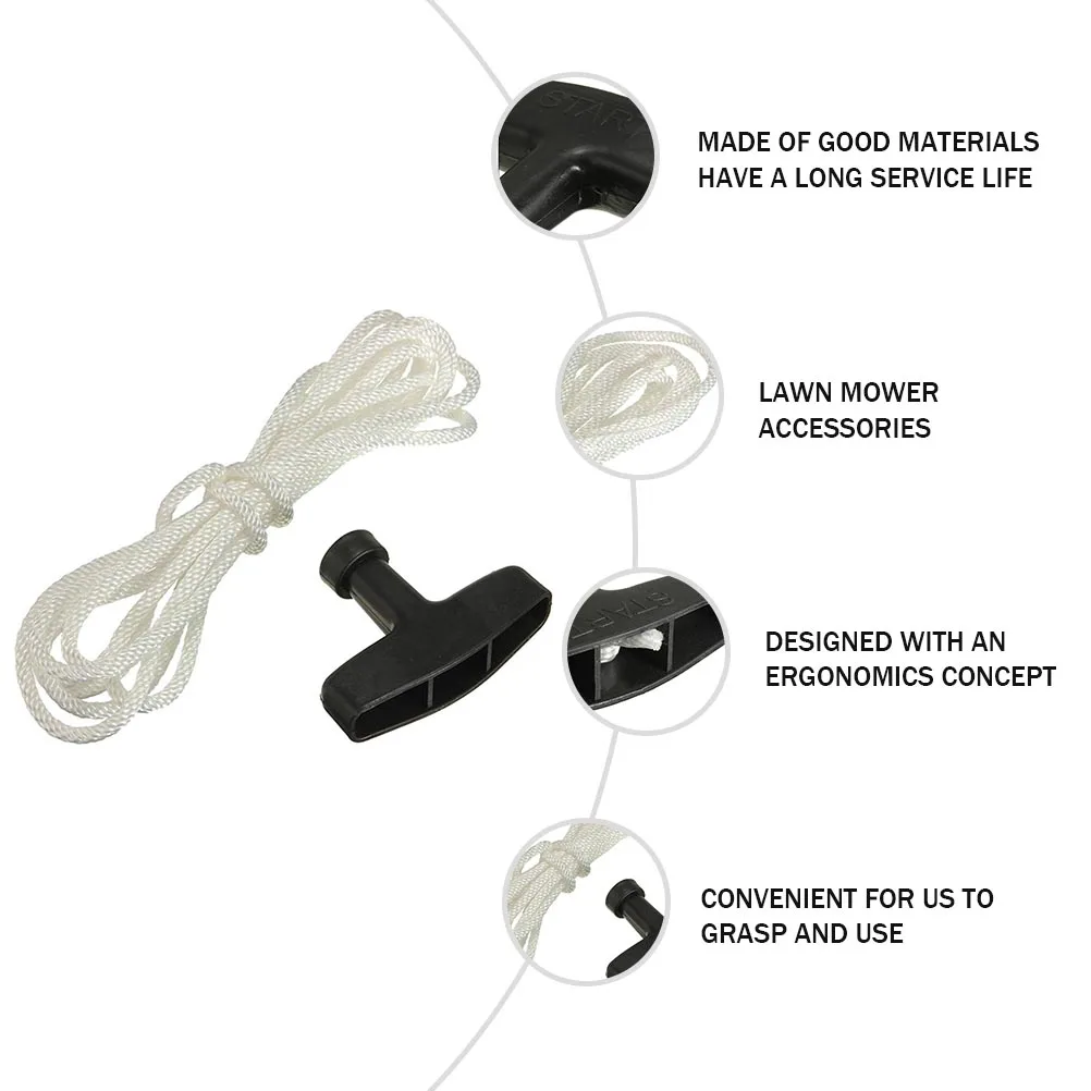 2pcs Engine Starter Handle Ergonomic Pull Cord Lawn Mower Accessories Durable Engine Part Recoil Rope Supplies Mower
2pcs Engine Starter Handle Ergonomic Pull Cord Lawn Mower Accessories Durable Engine Part Recoil Rope Supplies Mower