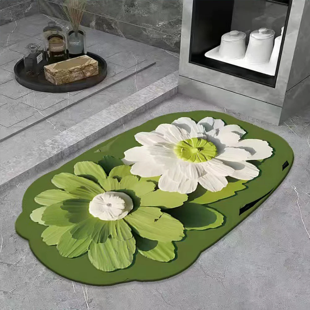 3D Floral Effect Washable Bath Mat 16.7X27.6 Inch Super Absorbent Non-Slip Bathroom Floor Mat Decorative Rugs For Home Shower
3D Floral Effect Washable Bath Mat 16.7X27.6 Inch Super Absorbent Non-Slip Bathroom Floor Mat Decorative Rugs For Home Shower