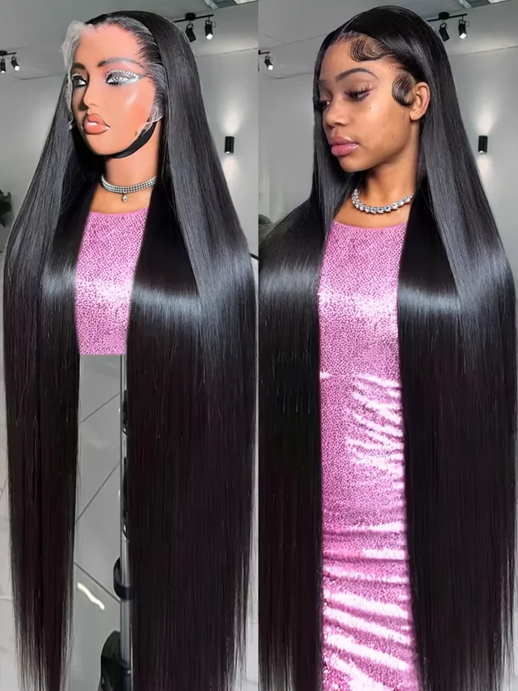 Bone Straight 13x6 HD Lace Frontal Wigs 250 Density Human Hair Black Preplucked Remy Lace Front Raw Wig 30 40 Inches Brazilian
Bone Straight 13x6 HD Lace Frontal Wigs 250 Density Human Hair Black Preplucked Remy Lace Front Raw Wig 30 40 Inches Brazilian