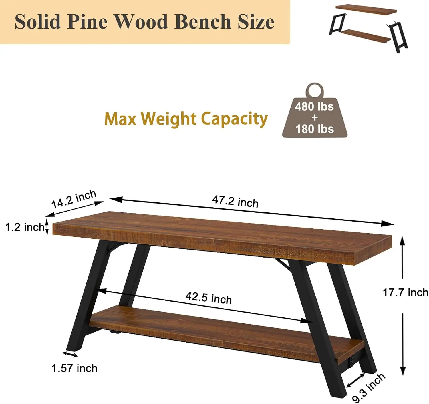 Solid Wood Entryway Bench, Natural Real Wood Storage Bench, Farmhouse Wooden Shoe Bench in Entry Way Hallway Foyer Rack 
Solid Wood Entryway Bench, Natural Real Wood Storage Bench, Farmhouse Wooden Shoe Bench in Entry Way Hallway Foyer Rack