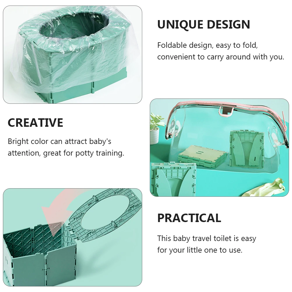 1pc Foldable Baby Travel Potty Portable Toddler Toilet Sturdy PP Material Easy for Home Car Travel Bright Color Attracts Baby
1pc Foldable Baby Travel Potty Portable Toddler Toilet Sturdy PP Material Easy for Home Car Travel Bright Color Attracts Baby
