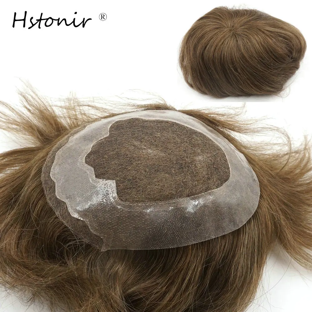 Хстон 5х7 17 # Каштановые волосы, маленький размер, парик, швейцарское кружево с поли вокруг индийских волос, парики Remy с кожей для мужчин H030
Хстон 5х7 17 # Каштановые волосы, маленький размер, парик, швейцарское кружево с поли вокруг индийских волос, парики Remy с кожей для мужчин H030