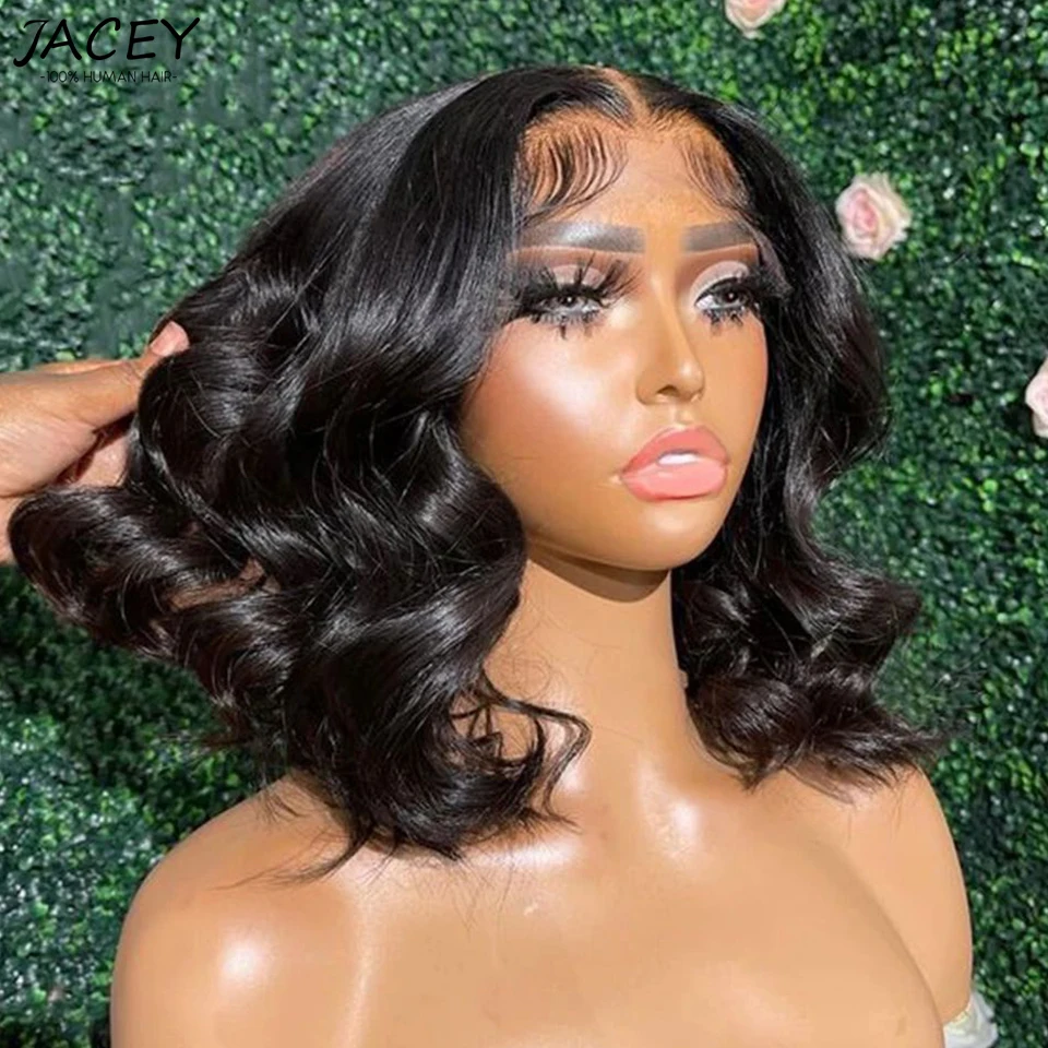 Парик из натуральных волос Body Wave, короткий, с прозрачной кружевной передней частью, предварительно проработанный, с эффектом свободной волны, для женщин
Парик из натуральных волос Body Wave, короткий, с прозрачной кружевной передней частью, предварительно проработанный, с эффектом свободной волны, для женщин
