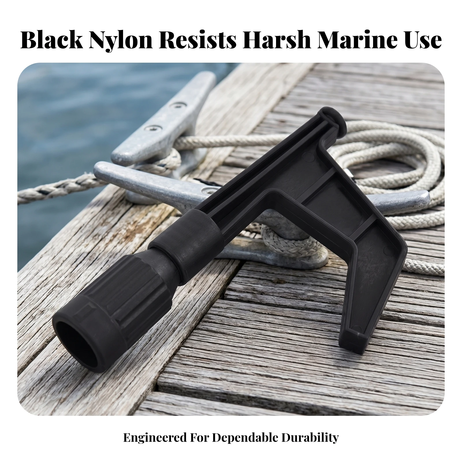Sturdy Nylon Boat Hook Molded Boat Hook Hollow Socket Single-Piece Marine Hardware
Sturdy Nylon Boat Hook Molded Boat Hook Hollow Socket Single-Piece Marine Hardware