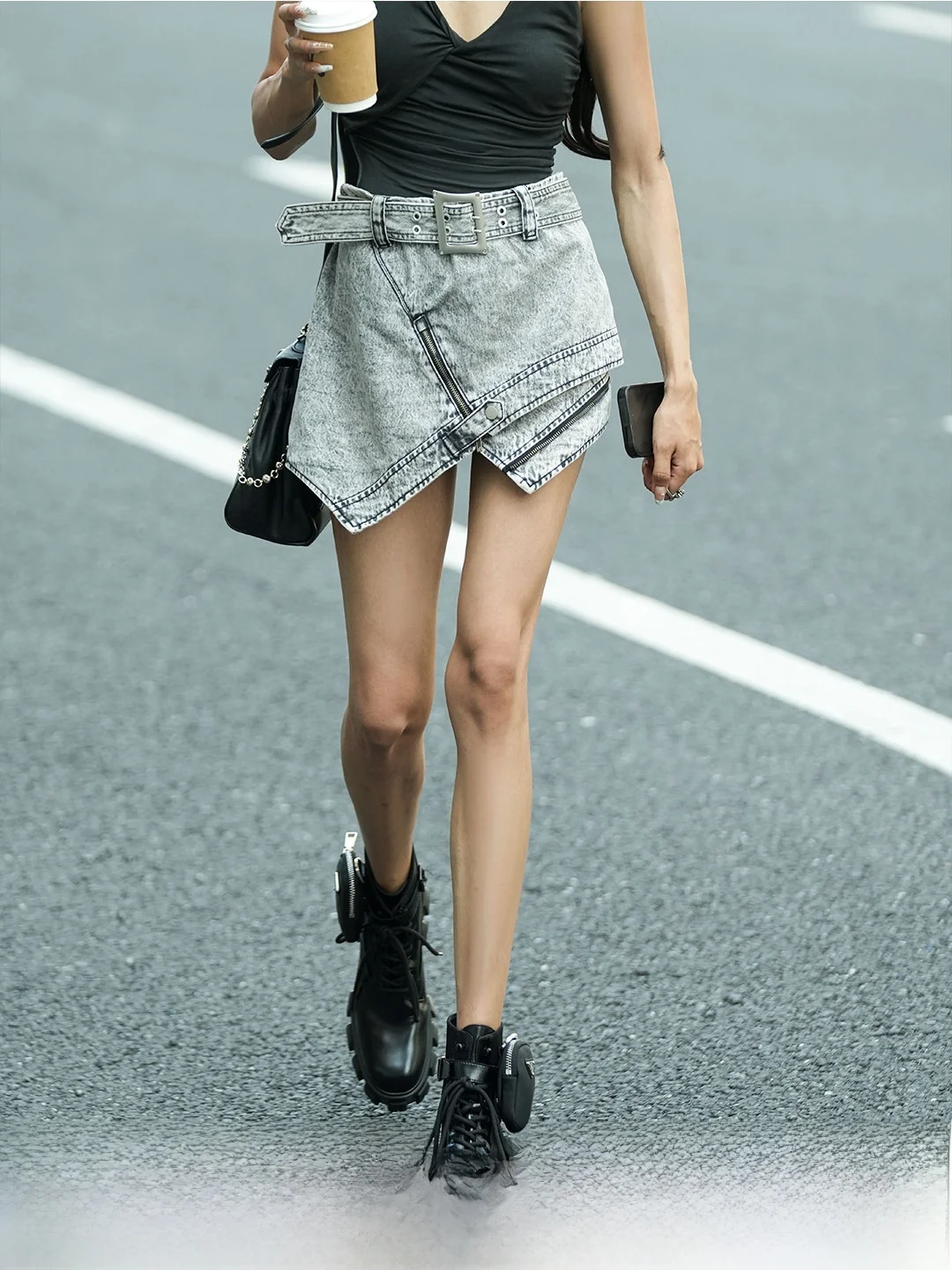 Luna7xi High Waist Denim Skirt Asymmetrical Design Fashionable Summer New Arrival Women's Skirts Casual Cotton A-Line
Luna7xi High Waist Denim Skirt Asymmetrical Design Fashionable Summer New Arrival Women's Skirts Casual Cotton A-Line