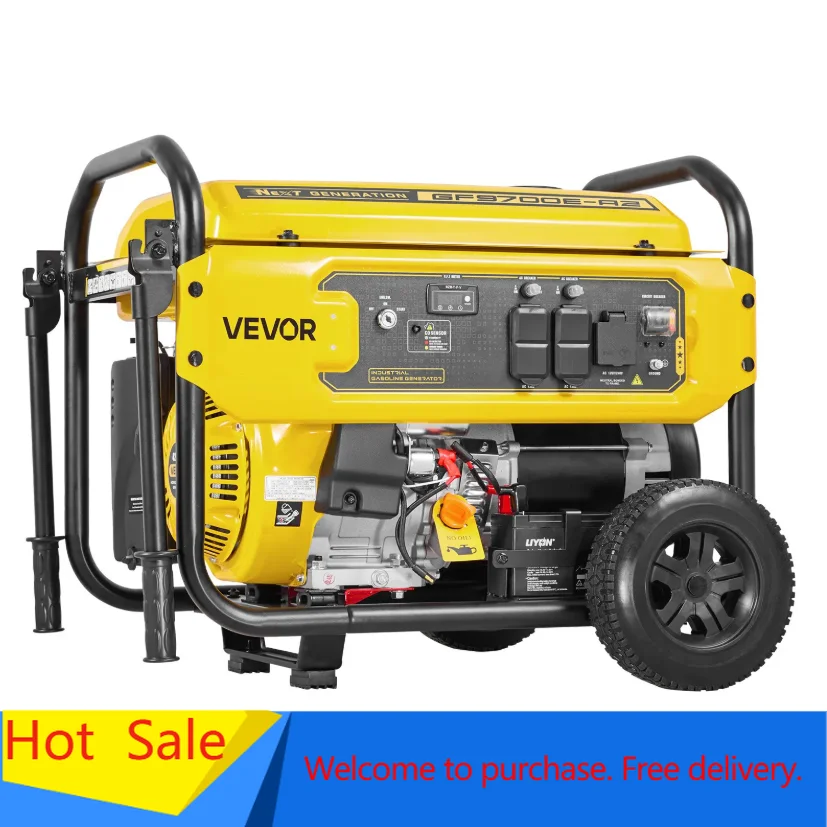 9625W Peak Watt Home Generator, Backup Generators for Home with Foldable Handle, Electric Start, Gas Powered, CO Sensor
9625W Peak Watt Home Generator, Backup Generators for Home with Foldable Handle, Electric Start, Gas Powered, CO Sensor