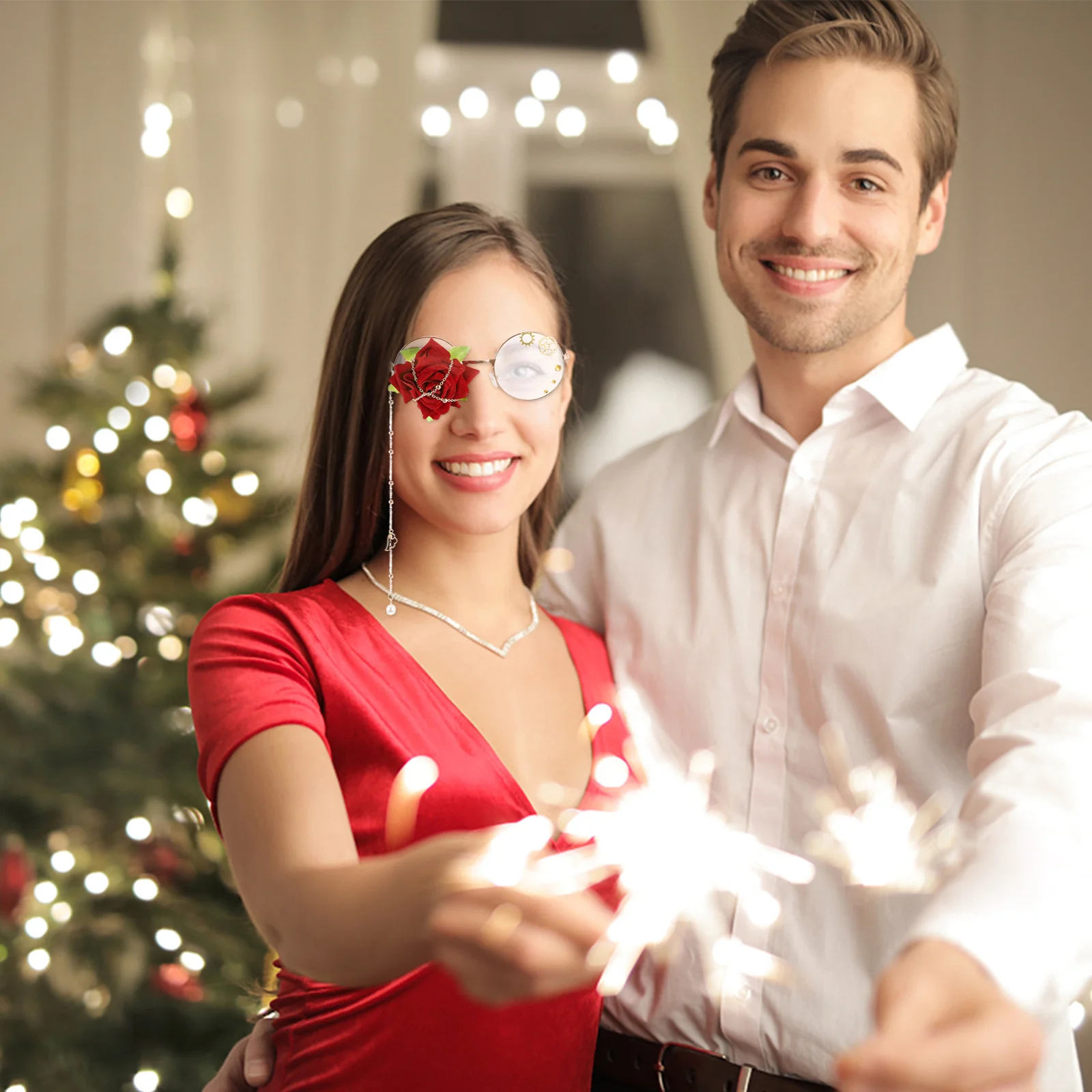 Single Side Chain Rose Design Adjustable Vintage Punk Punk Lolita Eyewear Lolita Cosplay Accessory Unisex Wear
Single Side Chain Rose Design Adjustable Vintage Punk Punk Lolita Eyewear Lolita Cosplay Accessory Unisex Wear