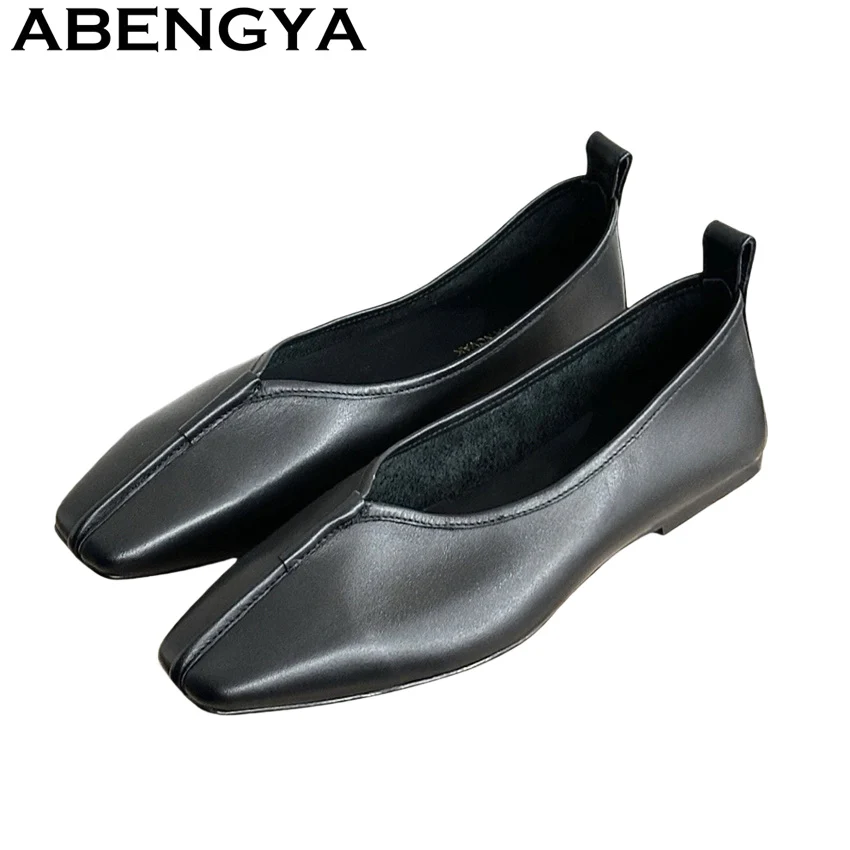 Black White Genuine Leather Loafers Flat Shoes Women Shallow Mouth Low Heels Walk Shoes Summer Flat Shoes Mules sandalias mujer
Black White Genuine Leather Loafers Flat Shoes Women Shallow Mouth Low Heels Walk Shoes Summer Flat Shoes Mules sandalias mujer