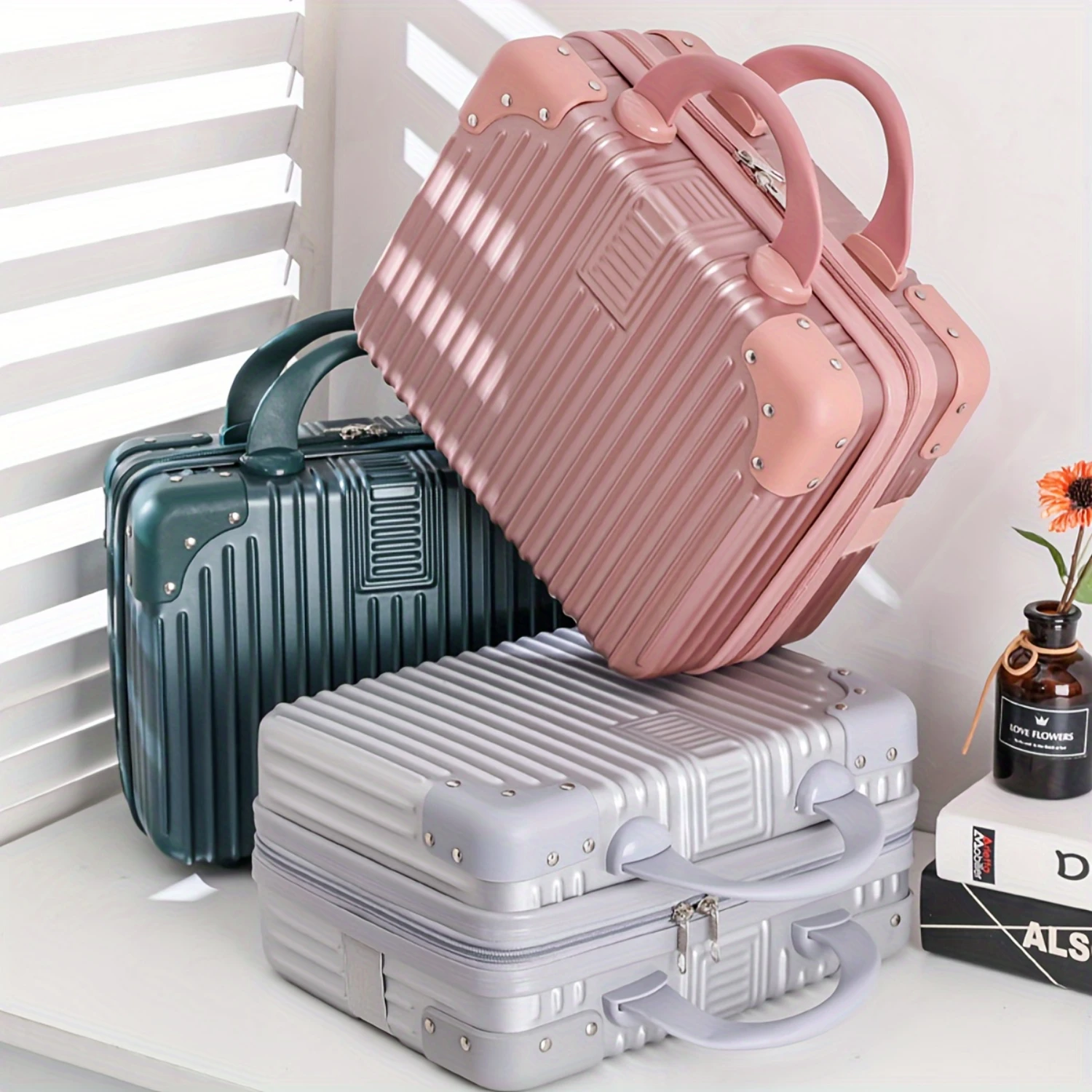 Portable Small Makeup Travel Suitcase - Lightweight Waterproof Carry-On Luggage Bag
Portable Small Makeup Travel Suitcase - Lightweight Waterproof Carry-On Luggage Bag