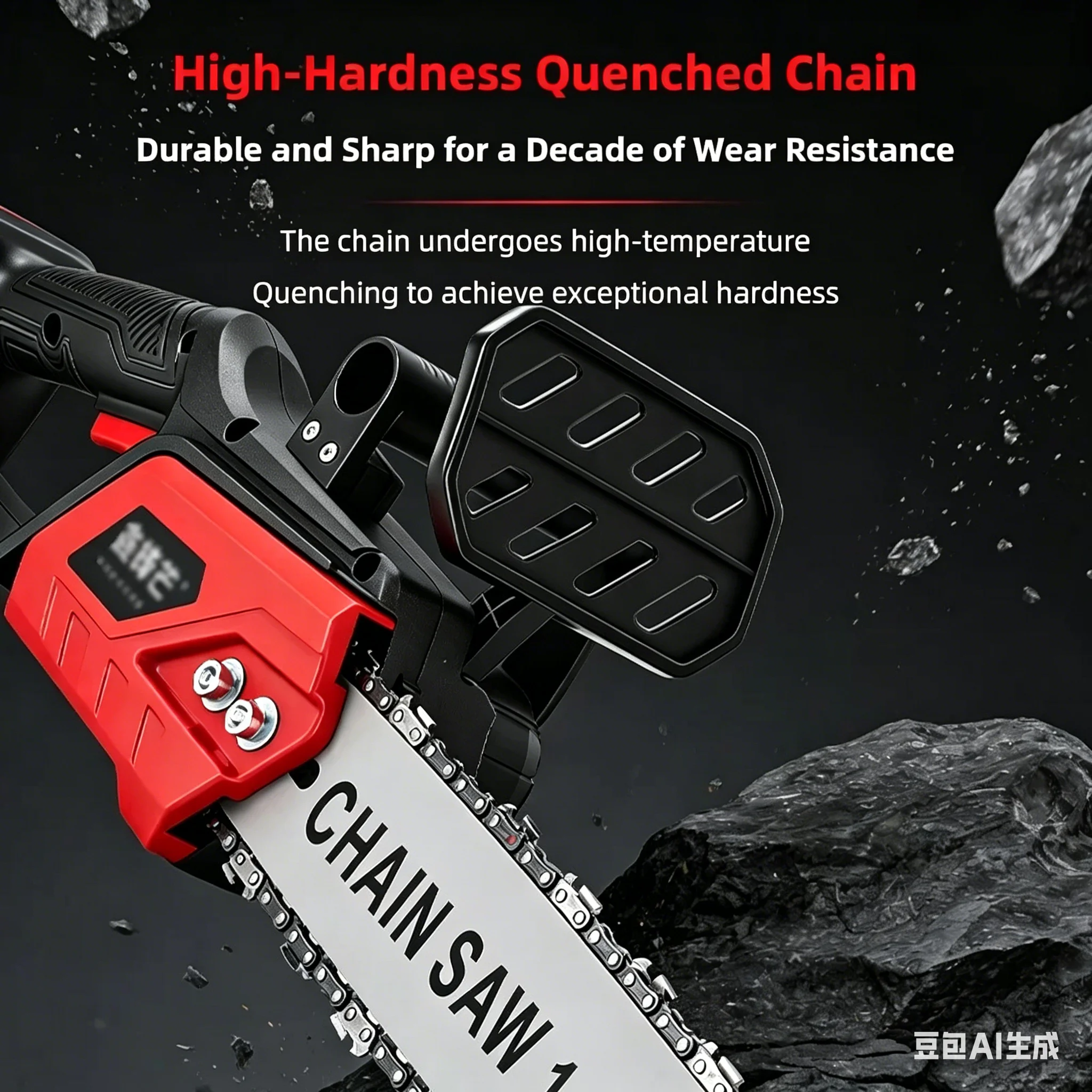 Battery-powered single-handed chainsaw High-power 12-inch home portable lithium-ion hand saw Small outdoor forestry saw
Battery-powered single-handed chainsaw High-power 12-inch home portable lithium-ion hand saw Small outdoor forestry saw