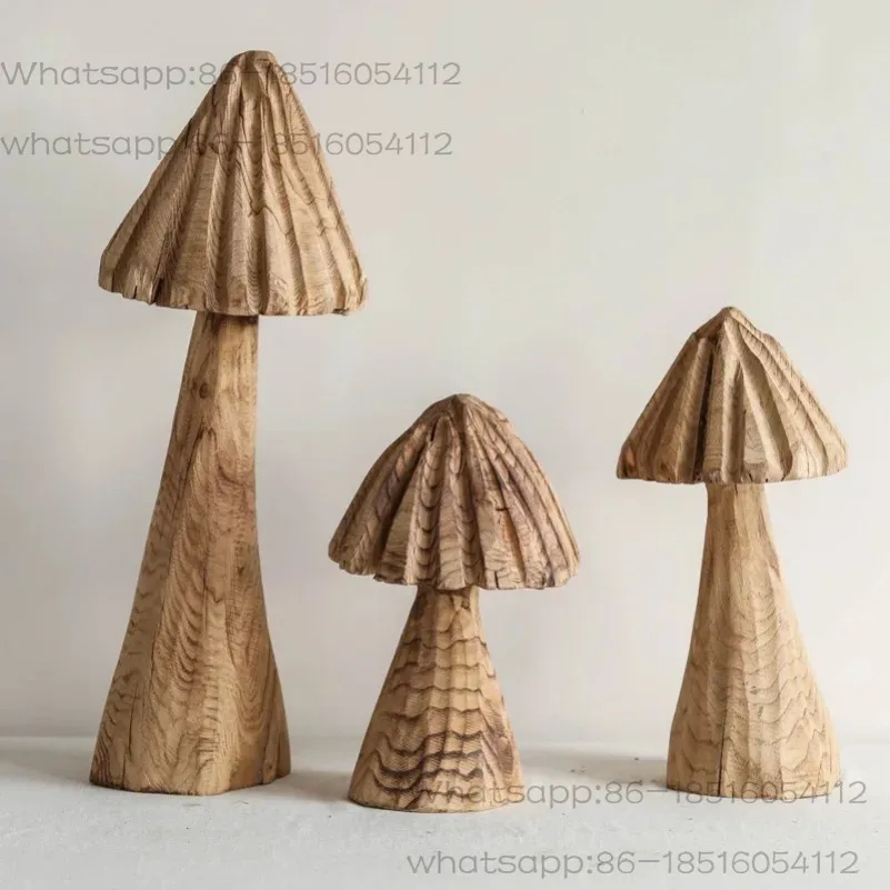 Деревянное украшение в виде грибов - Тихий ветер, ретро-украшение из цельного дерева в стиле проживания в семье - большое украшение от пола до пола во дворе
Деревянное украшение в виде грибов - Тихий ветер, ретро-украшение из цельного дерева в стиле проживания в семье - большое украшение от пола до пола во дворе