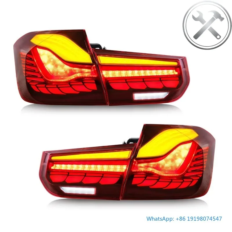 2013‑2018 Mid Size Sedan F30 F35 Dragon Scale Full LED Taillights Assembly Red Amber Lens Sequential Turn Signal 12V Waterproo
2013‑2018 Mid Size Sedan F30 F35 Dragon Scale Full LED Taillights Assembly Red Amber Lens Sequential Turn Signal 12V Waterproo