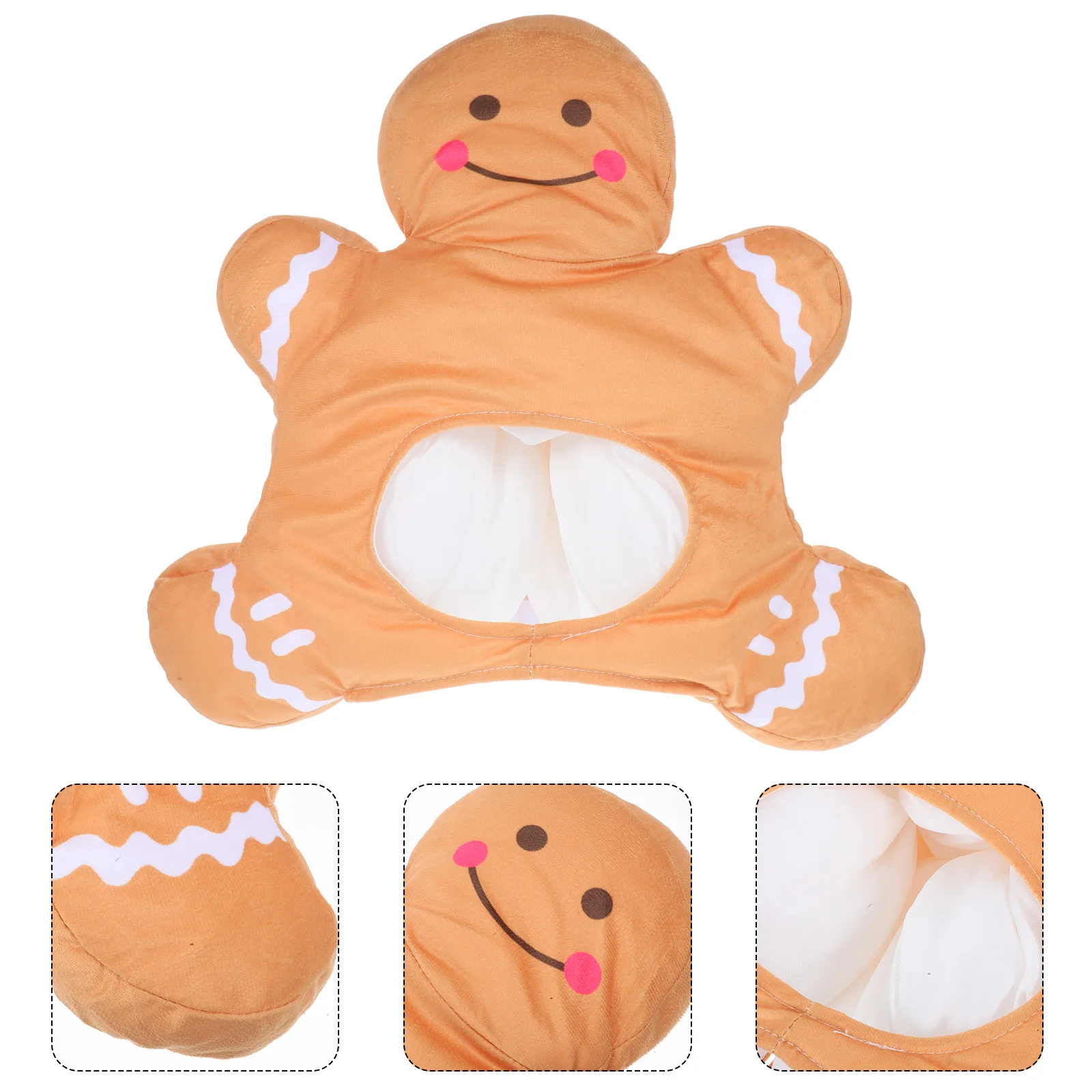 Gingerbread Man Hat Christmas Costumes for Kids Creative Photo Props Cartoon Headdress Plush Gift Men and Women
Gingerbread Man Hat Christmas Costumes for Kids Creative Photo Props Cartoon Headdress Plush Gift Men and Women