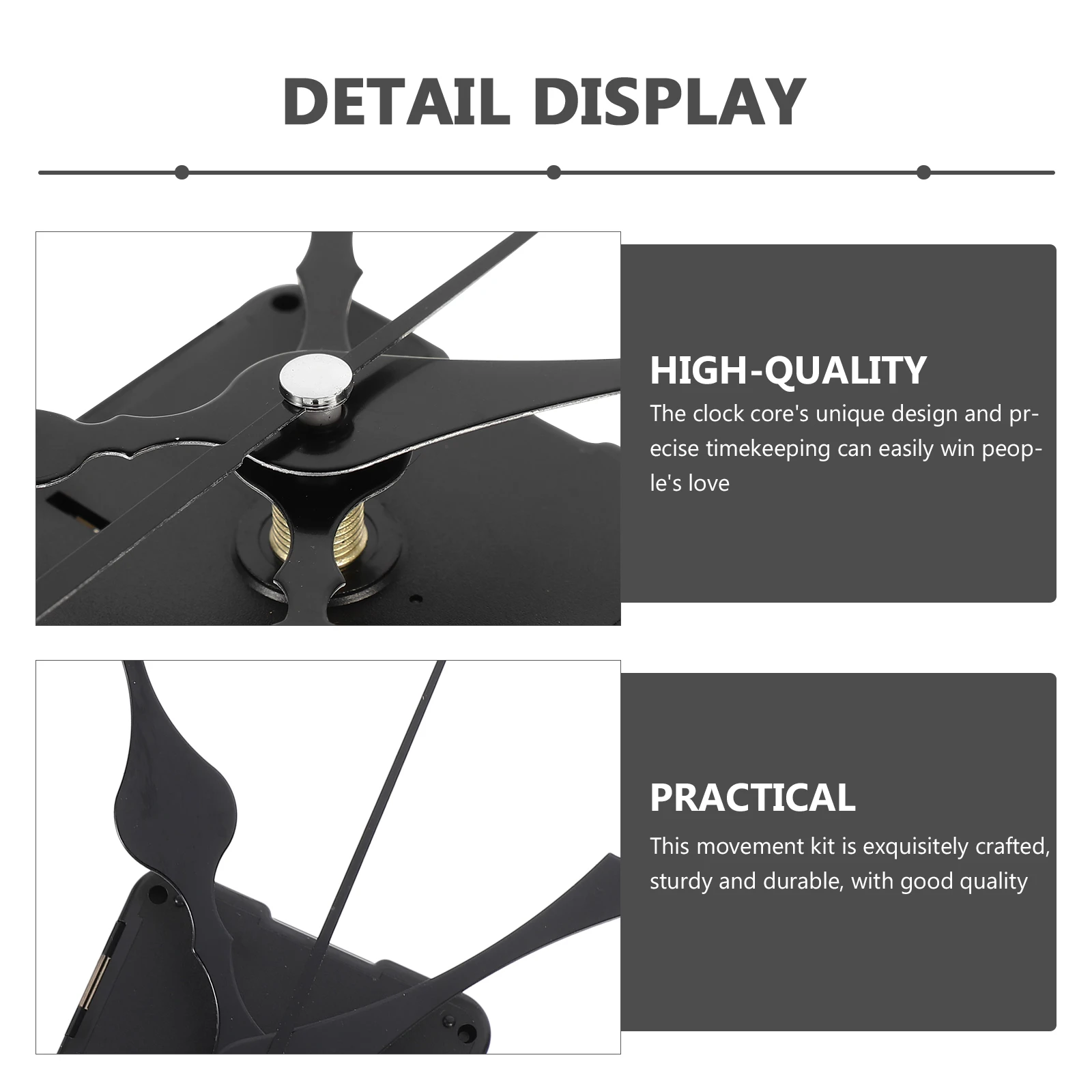 5 Sets Silent Clock Movement Wall Mechanism with Pendulum Quartz DIY Kit Mechanisms Replacement
5 Sets Silent Clock Movement Wall Mechanism with Pendulum Quartz DIY Kit Mechanisms Replacement
