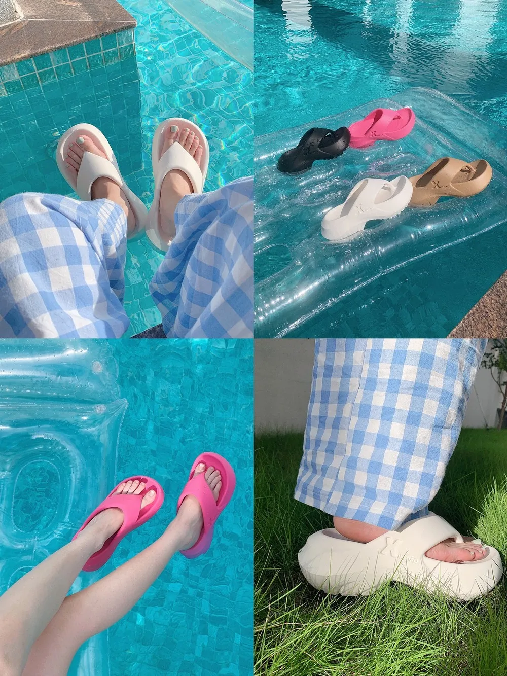 Summer Casual Thick Bottom EVA Beach Shoes Women's Outdoor Anti-slip Fashionable Thong Slippers Holiday Relaxing Pure Color
Summer Casual Thick Bottom EVA Beach Shoes Women's Outdoor Anti-slip Fashionable Thong Slippers Holiday Relaxing Pure Color