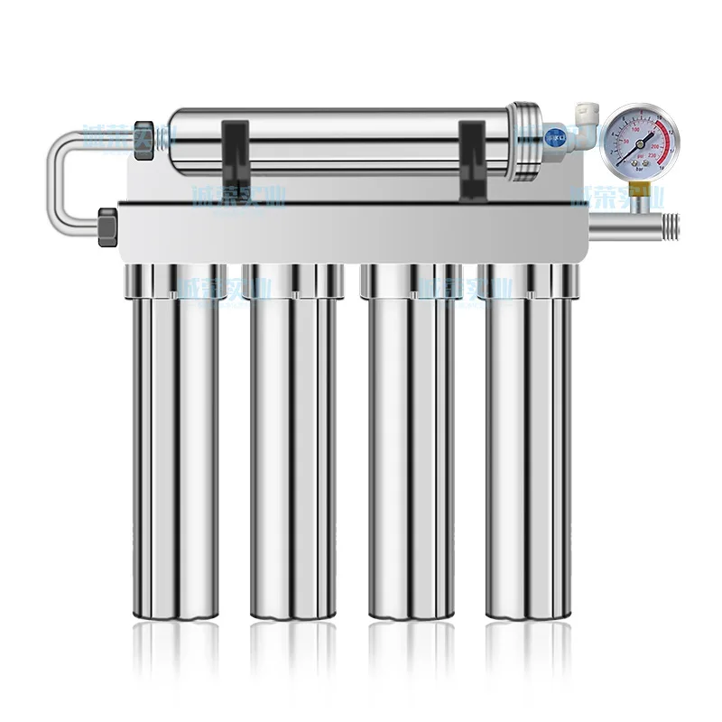 Household Straight Drink Kitchen Water Purifier Tap Tap Pre-filter Five-level Ultrafiltration Stainless Steel Water Purifier
Household Straight Drink Kitchen Water Purifier Tap Tap Pre-filter Five-level Ultrafiltration Stainless Steel Water Purifier