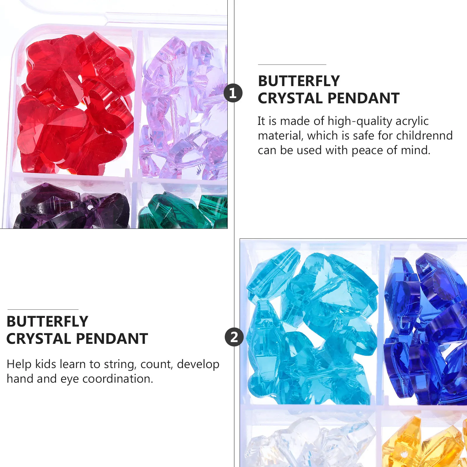 1 Box 14Mm Crystal Pendant Faceted Beads Butterfly Loose Beads For Diy Bracelet Jewelry Making Accessories Crafts Gift
1 Box 14Mm Crystal Pendant Faceted Beads Butterfly Loose Beads For Diy Bracelet Jewelry Making Accessories Crafts Gift