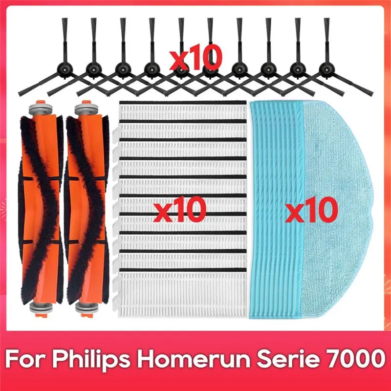 Benchmade Quality For Homerun Serie 7000, XU7100/01, XU7100/02 Hepa Filter Main Side Brush Mop Robot Vacuum Cleaner Kit
Benchmade Quality For Homerun Serie 7000, XU7100/01, XU7100/02 Hepa Filter Main Side Brush Mop Robot Vacuum Cleaner Kit